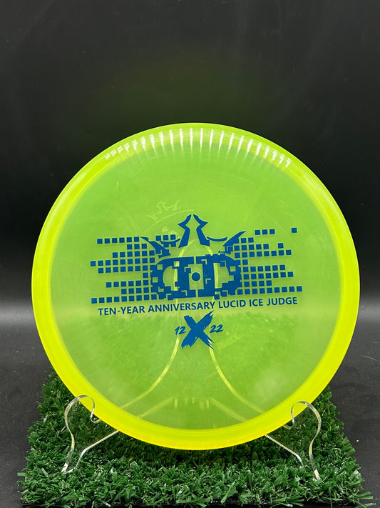 Dynamic Discs Ten-Year Anniversary Lucid Ice Judge