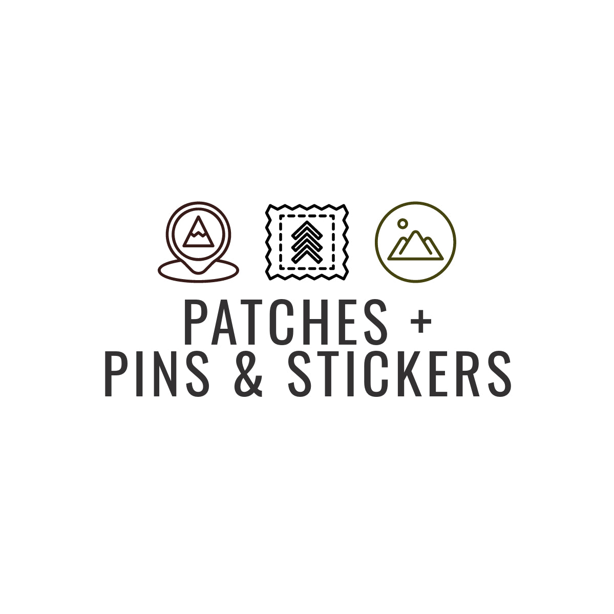 Patches, Pins, & Stickers